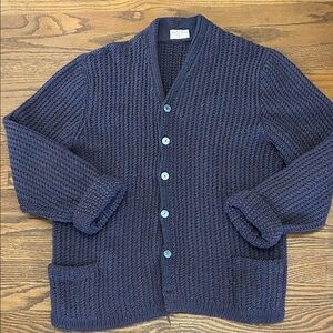 Hand knit Oversized Grandpa Cardigan